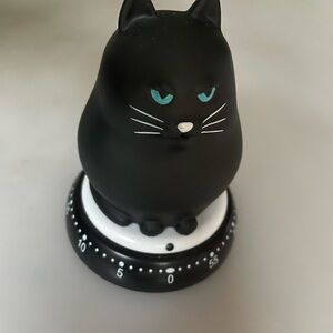 Black Cat Kitchen Timer